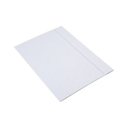 Teczka A4+ z gumką biała INTERDRUK TEGUFB 300g