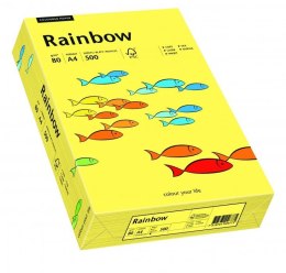Papier xero kolorowy A4 80g 500 ark. RAINBOW R16 żółty 88042343