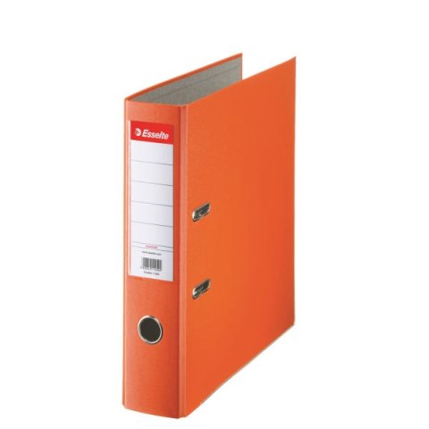 Segregator Esselte ekonomiczny, A4/75mm, 30% PP z recyklingu, pomarańczowy 11234