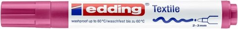 Marker do tkanin okrągła końcówka 3 mm karminowy Edding 4500/019/K SALE