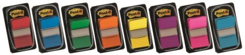 Zakładki indeksujące POST-IT_ (680-O2EU), PP, 25,4x43,2mm, 2x50 kart., pomarańczowy