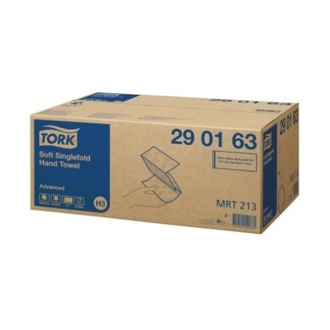 Ręcznik składny Advanced ZZ biały 2 warstwy 3750 szt./kart H3 TORK 290163, 15x250