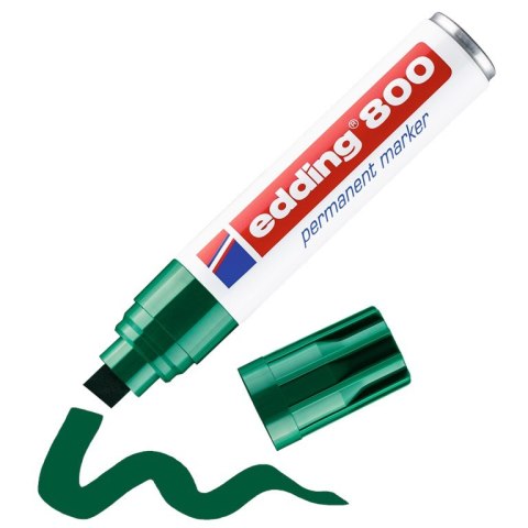 Marker E-800 EDDING zielony końcówka ścięta SALE