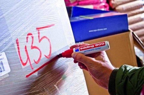 Marker E-800 EDDING zielony końcówka ścięta SALE