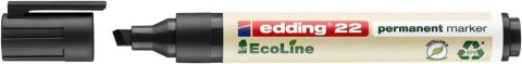 Marker EDDING permanentny ekologiczny ścięta końcówka czarny 22/001/c ed