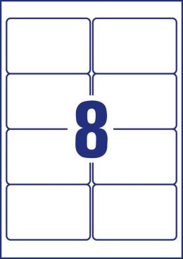 Etykiety uniwersalne L4745REV-25 96x63,5 30 ark. Usuwalne, białe, Avery Zweckform