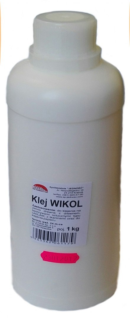 Klej do drewna WIKOL 1L butelka JEDNOŚĆ