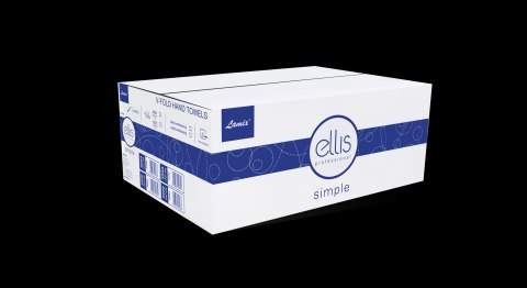 Ręczniki składane V PROFESSIONAL białe 3000 składek celuloza ELLIS (ZZ) 2837