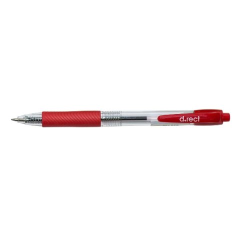 Długopis automatyczny D.RECT 294A czerwony 101322 LEVIATAN