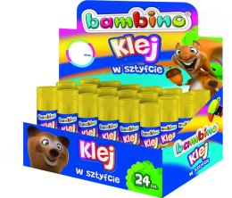 Klej sztyft 9g MINI ZOO (24) display MAJEWSKI BAMBINO