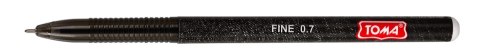 Długopis JEANS Medium końcówka fine 0,8mm, czarny TO-049 Toma SALE