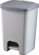 Kosz na śmieci ESSENTIALS 40l Curver 60-686-00 szary/grafit