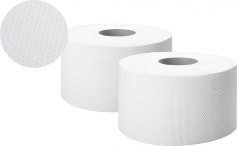 Papier toaletowy PROFESSIONAL 100/2 (12 rolek) 100m 2warstwy biały celuloza JUMBO ELLIS 6255