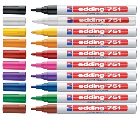 Marker lakierowy 1-2mm 751 zielony EDDING końcówka okrągła SALE