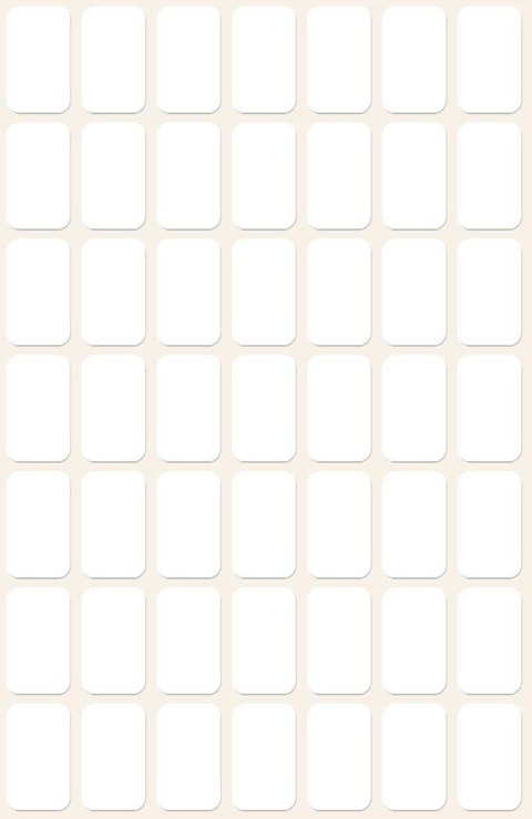 Minietykiety Avery Zweckform 3072 16 x 9 6ark. Białe, do opisywania ręcznego (X)