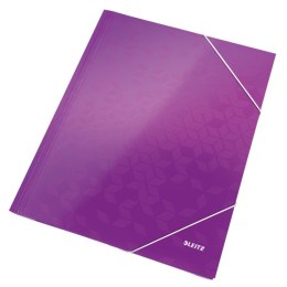 Teczka kartonowa z gumką WOW fioletowa 39820062 LEITZ .