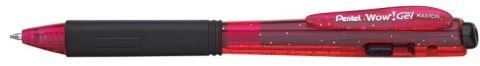 Długopis żelowy 0,7 mm czerwony K437CR-B Pentel