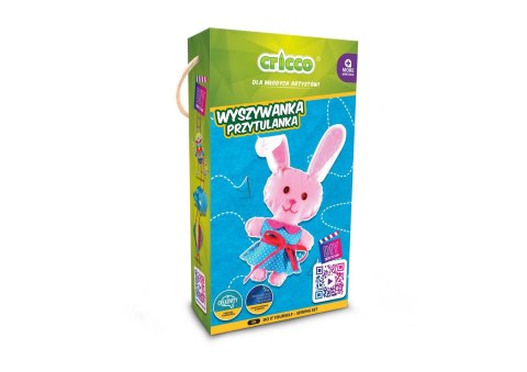 Zestaw ZRÓB TO SAM KRÓLICZEK CRICCO wyszywanka przytulanka CR122 A