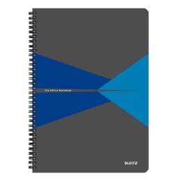 Kołonotatnik Office Card A4, w linie, niebieski Leitz , 46480035