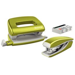 Zszywacz i dziurkacz mini WOW j.zielony 55612064 LEITZ .