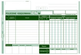 Polecenie księgowania PK A5, 80 kartek offset, 10-439-3 DOTTS