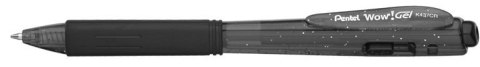 Długopis żelowy 0,7 mm czarny K437CR-A Pentel