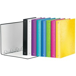 Segregator ringowy LEITZ A4 4DR/25mm fioletowy WOW 42420062 .