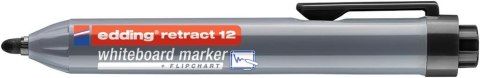 Marker do tablic automatyczny okrągła końcówka 1,5-3 mm czarny Edding retract12/001/C suchościeralny SALE