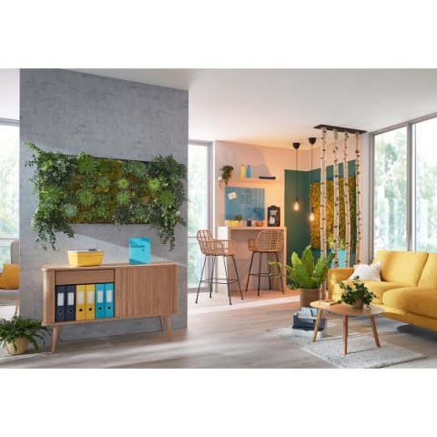 Szklana tablica magnetyczna Leitz Cosy 80x60cm, żółta, 70430019