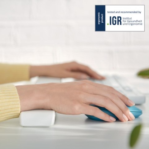 Podkładka pod nadgarstek Leitz Ergo Cosy, jasno szara 64830085 .