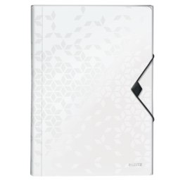 Teczka z 6 przegródkami PP Leitz WOW, biała 45890001 .