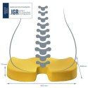 Ortopedyczna poduszka na krzesło Leitz Ergo Cosy, żółta 52840019 .