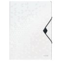 Teczka z gumką PP Leitz WOW, 15 mm, biała 45990001 .