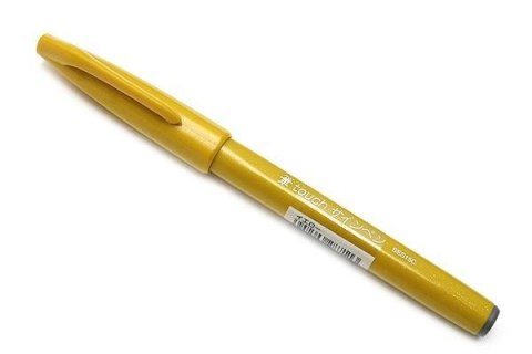 Pisak pędzelkowy do kaligrafii żółty SES15-G PENTEL .