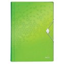 Teczka z 6 przegródkami PP Leitz WOW, zielona 45890054 .