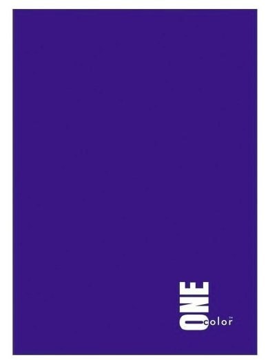 Brulion A5 96 kratka kol.ONE COLOR 0765 INTERDRUK .