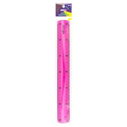 Linijka_elastyczna 30cm różowa SSC010 STRIGO