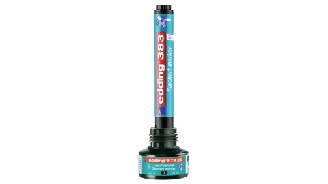 Marker flipchart ścięty 1-5mm czarny EDDING 383/001/C