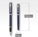 Pióro wieczne (M) PARKER IM MATTE BLUE CT 1931654, giftbox