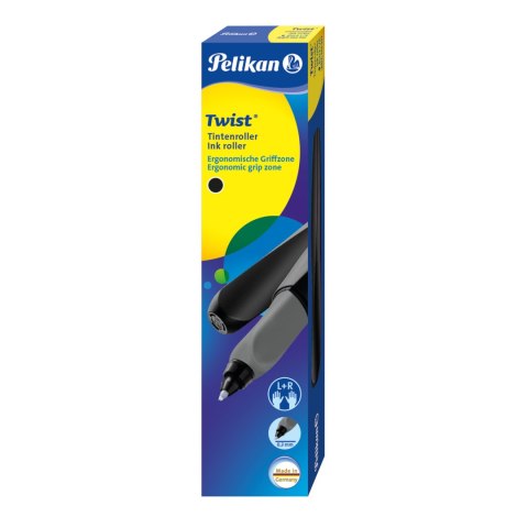 Pióro kulkowe Twist R457, czarne 100401698 PELIKAN